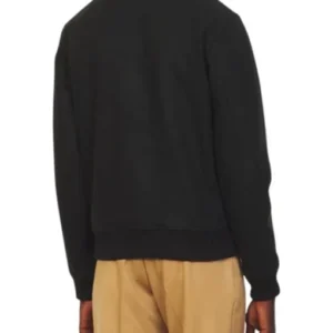 Stephen Manas Ted Lasso S03 Black Bomber Jacket Back