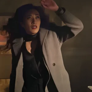 Superman Lois S04 Lois Lane Grey Wool Coat