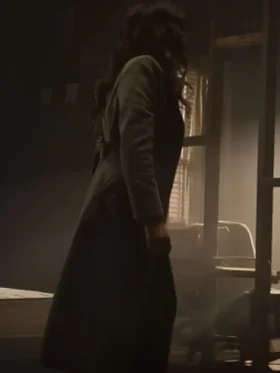 Superman Lois S04 Lois Lane Grey Wool Coat On Sale