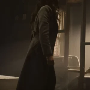 Superman Lois S04 Lois Lane Grey Wool Coat On Sale