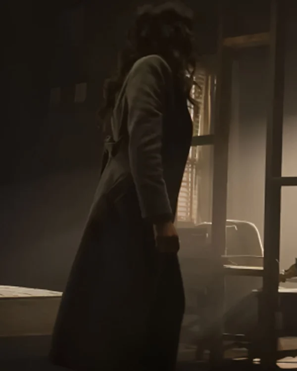Superman Lois S04 Lois Lane Grey Wool Coat On Sale