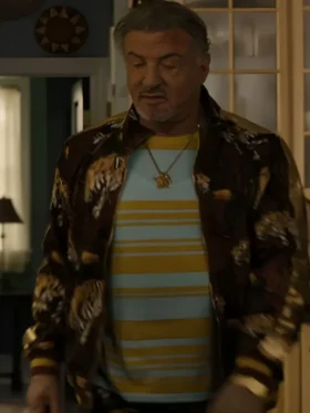 Sylvester Stallone Tulsa King S02 Tiger Printed Tracksuit