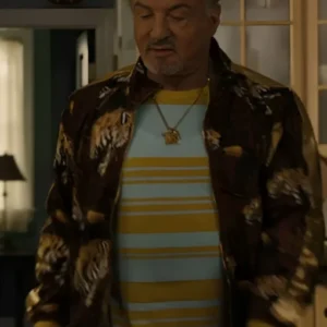 Sylvester Stallone Tulsa King S02 Tiger Printed Tracksuit
