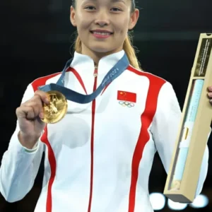 Team China Paris Olympic Uniform Jacket Front