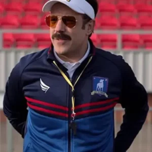 Ted Lasso Blue Tracksuit and Track Jacket Front