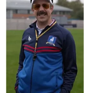 Ted Lasso Blue Tracksuit and Track Jacket Side