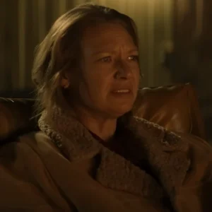 Territory Anna Torv Brown Shearling Coat