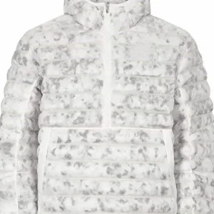 The Chi Season 5 Grey Marble Print Puffer Jacket