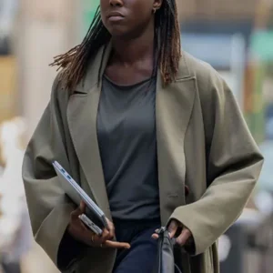 Shop Eddie Redmayne The Day Of The Jackal Black Wool Peacoat