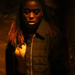 The Day Of The Jackal Bianca Black Quilted Jacket For Sale