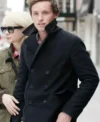 The Day Of The Jackal Eddie Redmayne Black Wool Peacoat For Sale