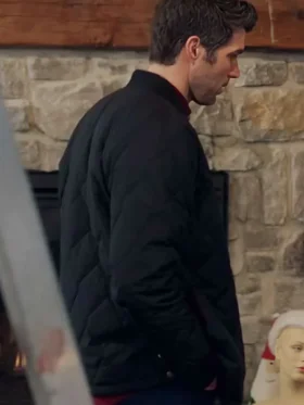 The Fabric Of Christmas Harmon Walsh Black Quilted Jacket