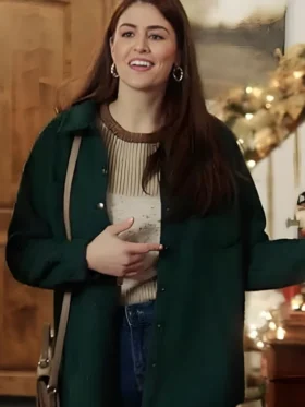 The Fabric of Christmas 2024 Alia DeSantis Green Jacket