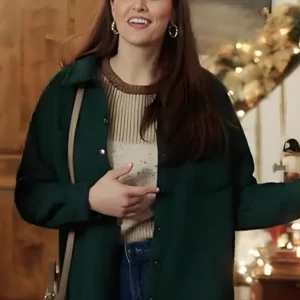 The Fabric of Christmas 2024 Alia DeSantis Green Jacket