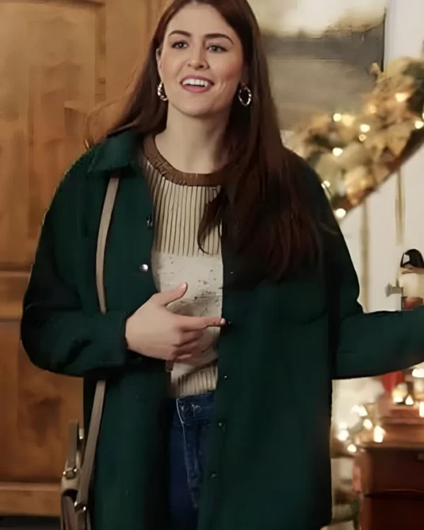 The Fabric of Christmas 2024 Alia DeSantis Green Jacket