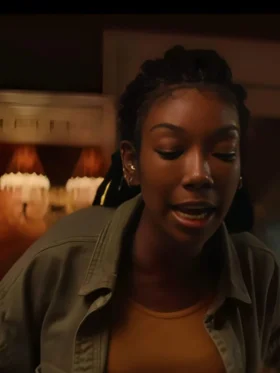 The Front Room Brandy Norwood Green Jacket