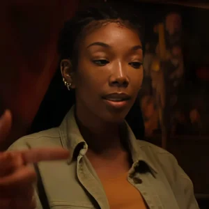 The Front Room Brandy Norwood Green Jacket On Sale