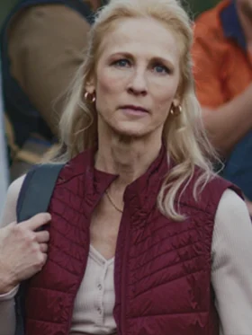 The Red 2024 Angie Milliken Maroon Quilted Vest