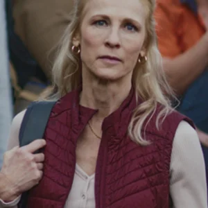 The Red 2024 Angie Milliken Maroon Quilted Vest