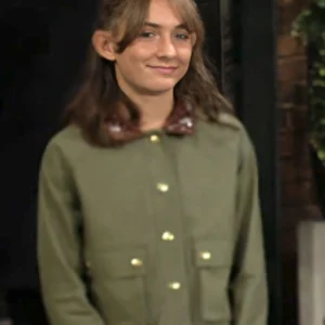The Young and the Restless Katie Abbott Green Cropped Jacket