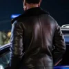 Tiffany Wallace FBI S06 Shearling Leather Jacket Back