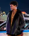 Tiffany Wallace FBI S06 Shearling Leather Jacket Front