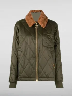 Tiffany Wallace FBI Season 06 Quilted Jacket Front