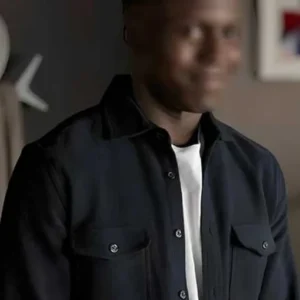 Toheeb Jimoh Ted Lasso Black Cotton Jacket