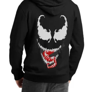 Venom Black Hoodie Back