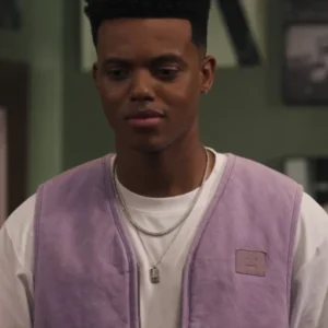 Will Smith Bel Air Purple Cotton Vest