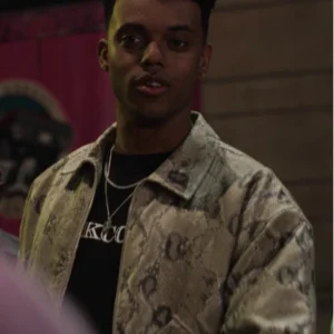 Will Smith Bel Air S03 Snakeskin Jacket Front