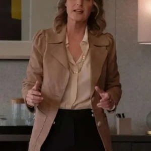 Winnie Landell Hacks S03 Brown Suede Leather Coat