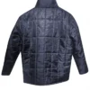 Zendaya Puffer Blue Jacket Back