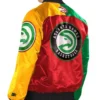 atlanta hawks basketball mopkins varsity jacket back