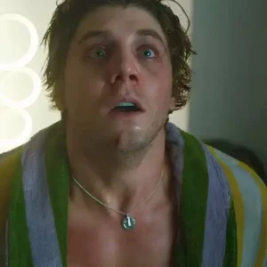 cristo fernandez smile 2 yellow bathrobe shocked