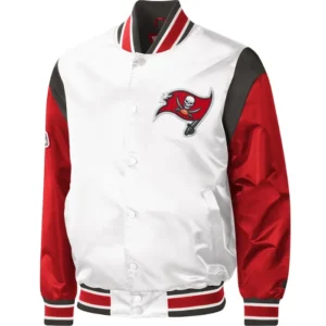 mens tampa bay buccaneers white starter jacket