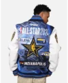 nba all star game 2024 wool varsity jacket back side