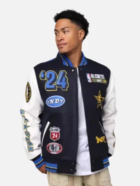 nba all star game 2024 wool varsity jacket main