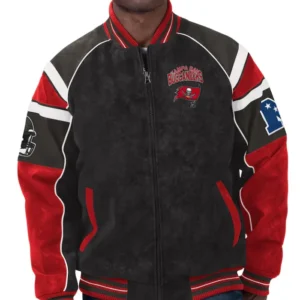 nfl buccaneers suede jacket