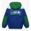 nfl seattle seahawks pullover jacket back