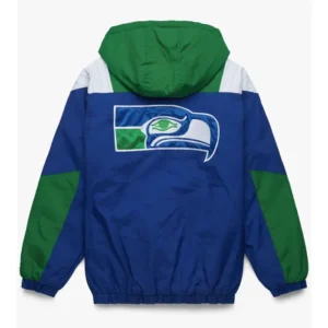 nfl seattle seahawks pullover jacket back