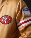 san 49ers satin jacket