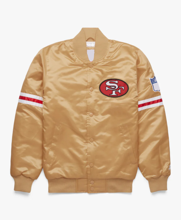 san francisco 49ers satin jacket