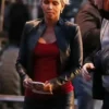the union 2024 roxanne hall black leather jacket main