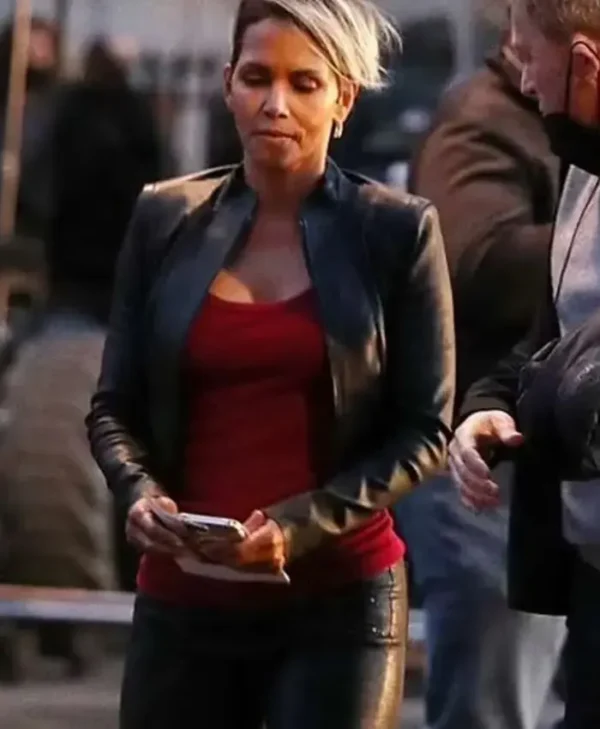 the union 2024 roxanne hall black leather jacket main
