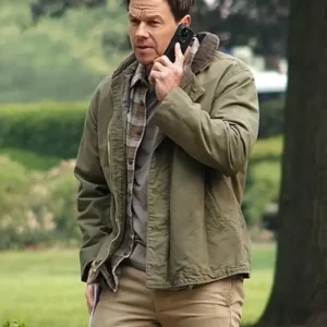 the union mark wahlberg green cotton jacket call