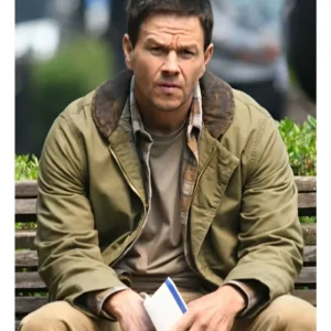 the union mark wahlberg green cotton jacket siting