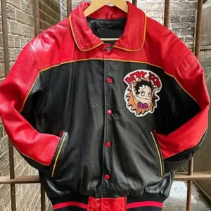 90s Betty Boop Leather Jacket