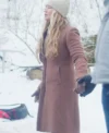 A European Christmas Caprice Bourret Brown Coat Right Side