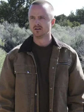 Aaron Paul Breaking Bad Brown Jacket